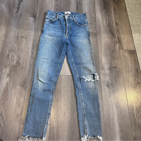 Agolde Denim - AGOLDE Nico High Rise Slim in Shoreline